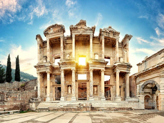 Library-of-Celsus-Ephesus-Front-Facade-Turkey
