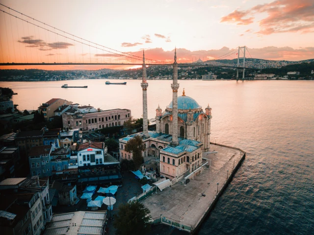 Ortakoy-Mosque-and-Bosphorus-Bridge-at-sunset-Istanbul-Turkey
