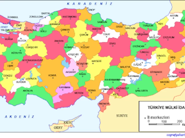 turkey map