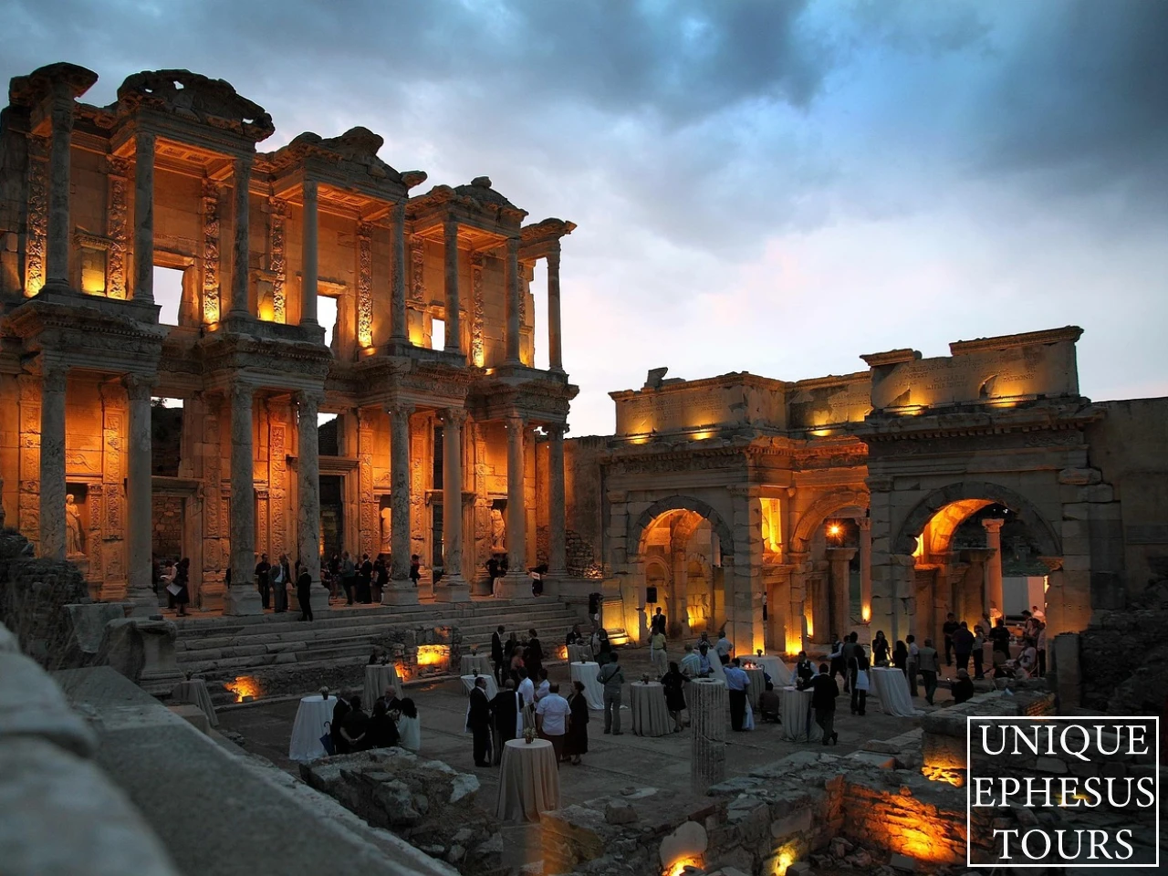 Library-of-Celsus-Night-Gathering-Ephesus-Turkey